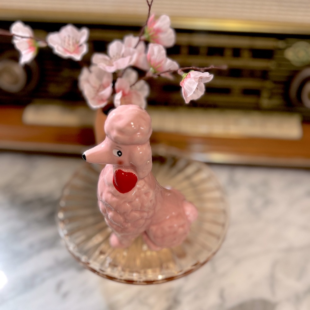 ✨NEW💗Target Spritz Valentines Day 2024 Poodle Figurine🐩 - Picture 8 of 9